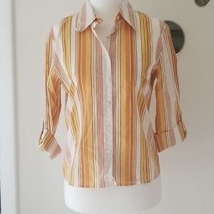 Liquid Button Down Top - Size S